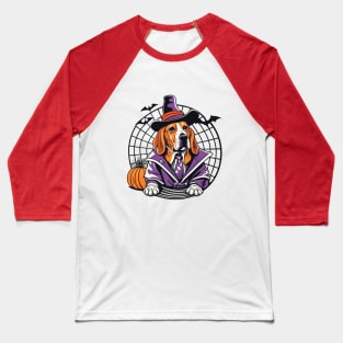 basset hound pumpkin Baseball T-Shirt